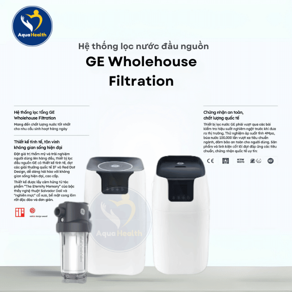 Hệ Thống Lọc Tổng GE WH15A - Bảo Vệ Sức Khỏe Và Nội Thất Toàn Diện
