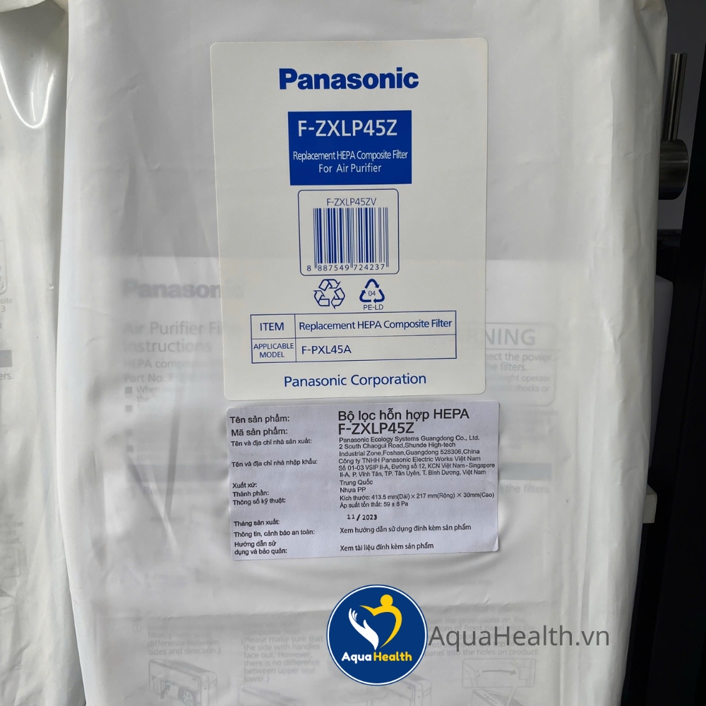 Màng Lọc Không Khí Panasonic F-PXL45A (Hỗn hợp và khử mùi)
