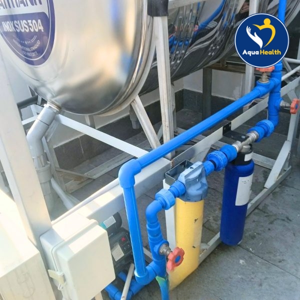 Hình ảnh lắp đặt thực tế Lõi Lọc Thô 3M AP102T
