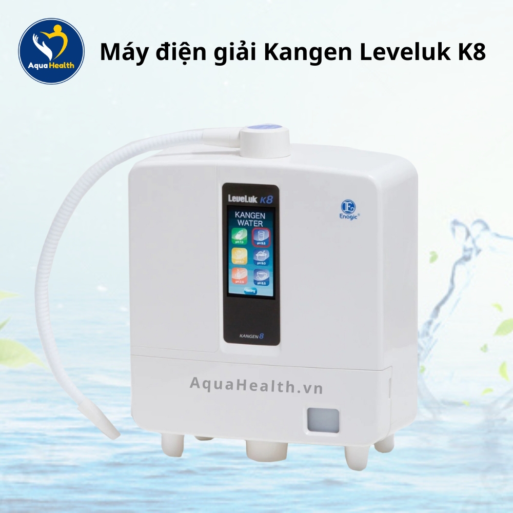 Máy Điện Giải Kangen Leveluk K8 - Bản 10 Ngôn Ngữ