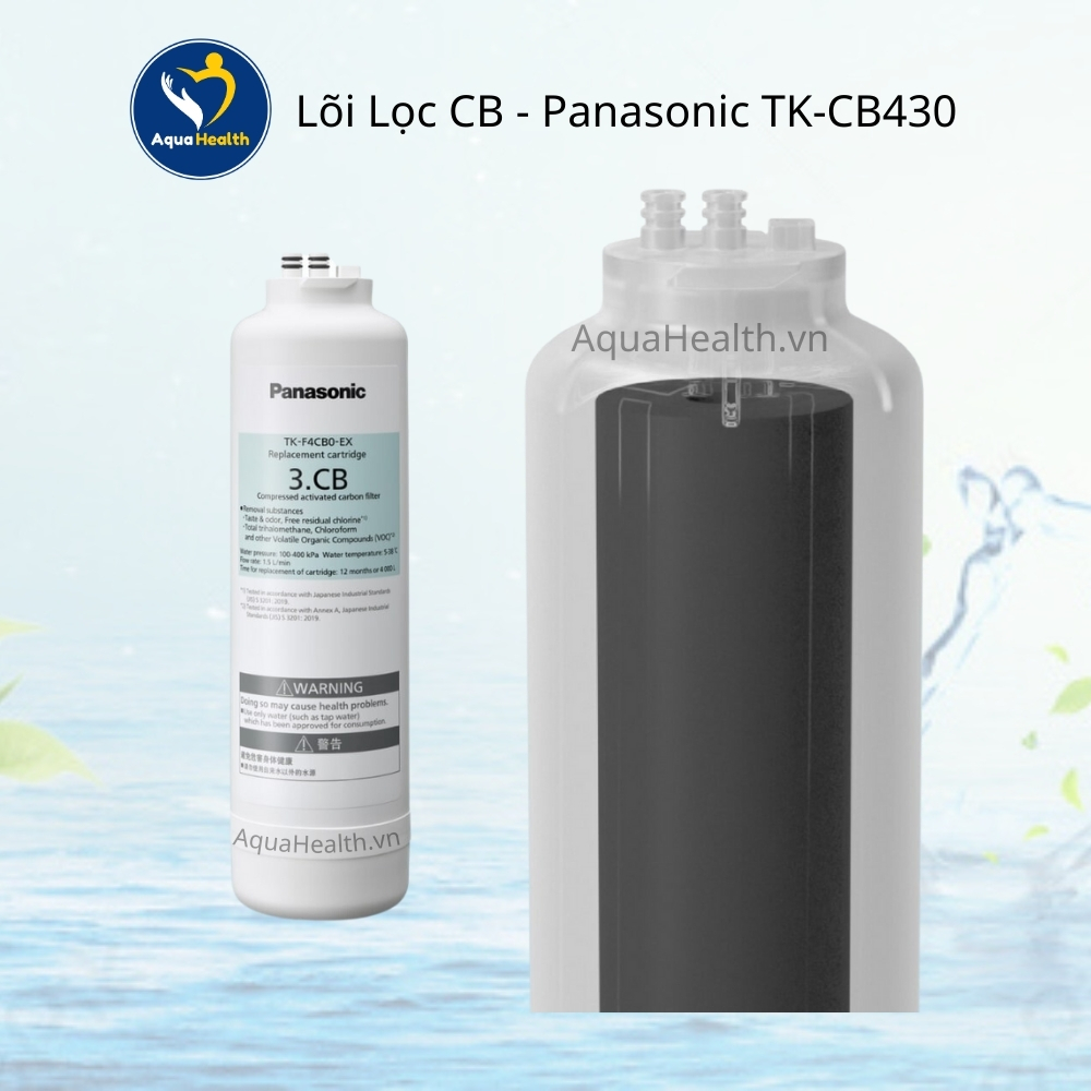 Bộ Lõi Lọc Panasonic TK-CB430 - Gồm 3 lõi (PP, UF, CB)