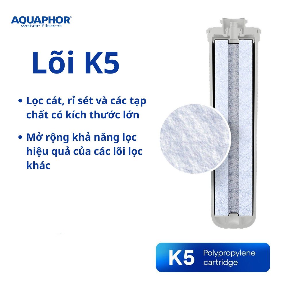 Lõi lọc Aquaphor Morion (K5, K2, RO, K7M)