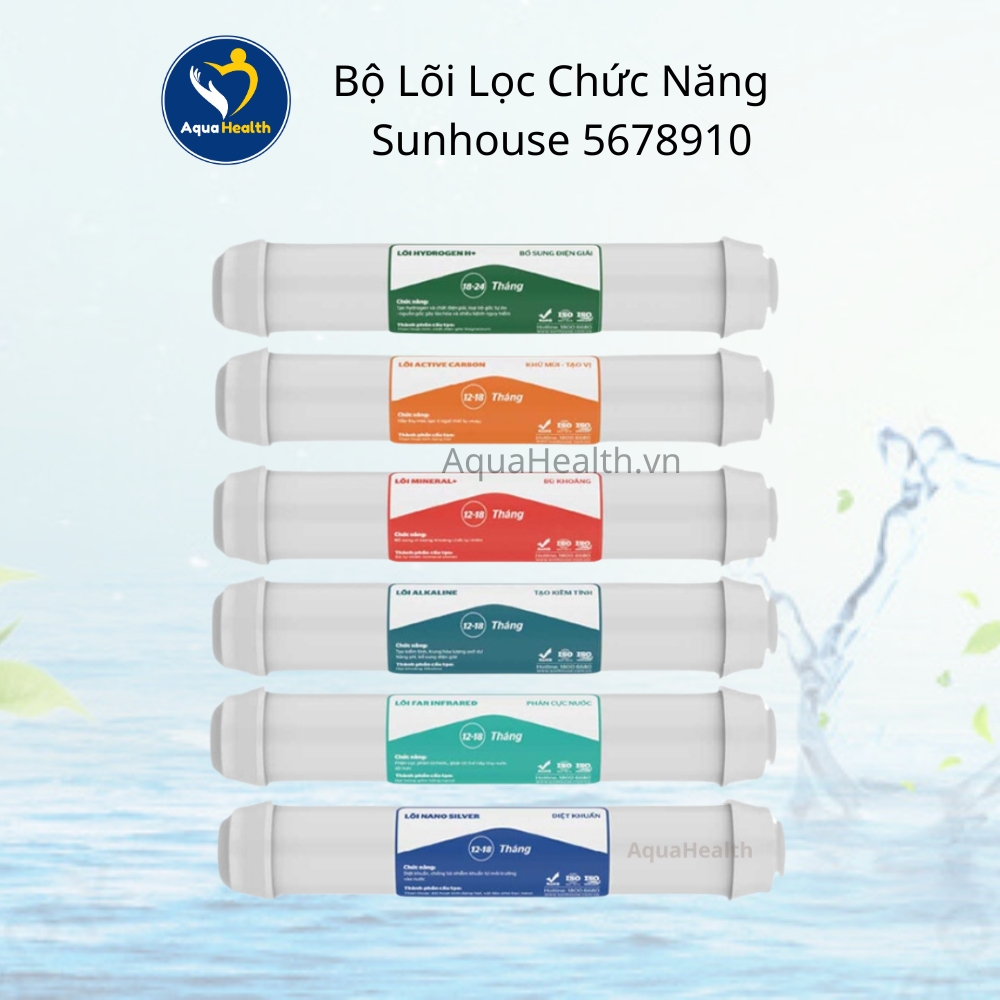 Bộ Lõi Lọc Chức Năng Sunhouse 5678910