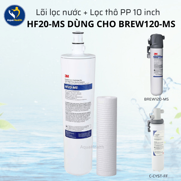 Lõi Lọc Nước 3M BREW120-MS (Mã HF20-MS)