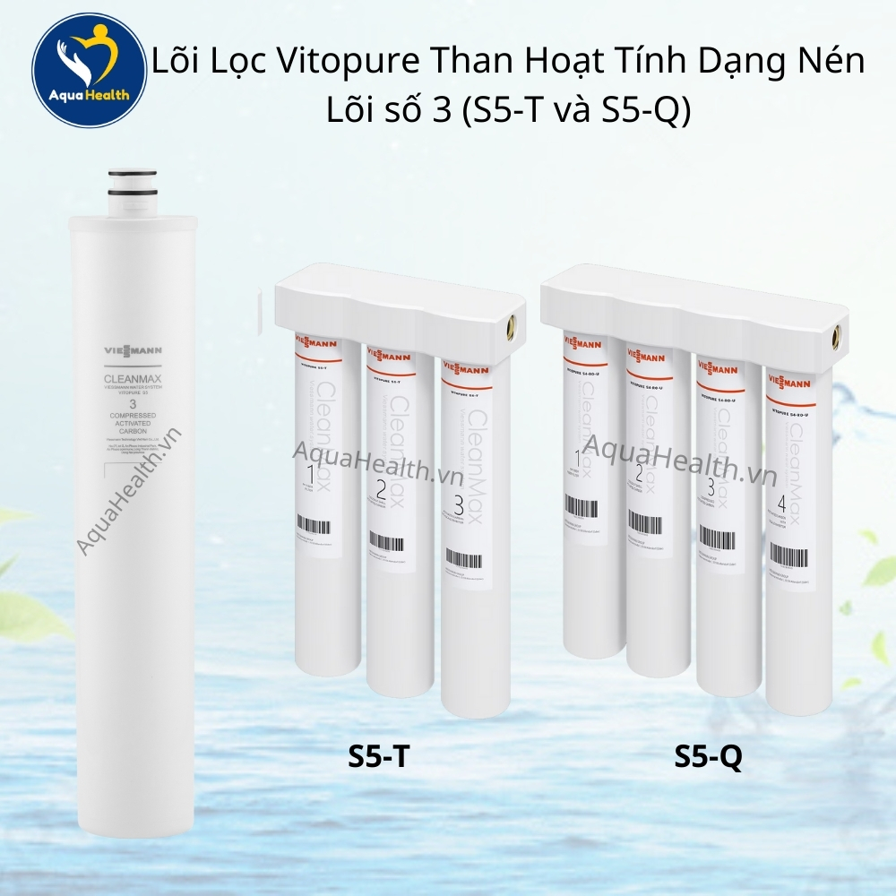 Lõi lọc máy lọc nước Vitopure S5-T - Gồm 3 lõi