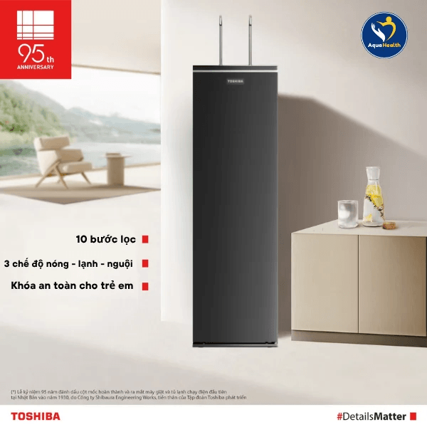Máy Lọc Nước Nóng Lạnh Toshiba TWP-WA3SVN(K)