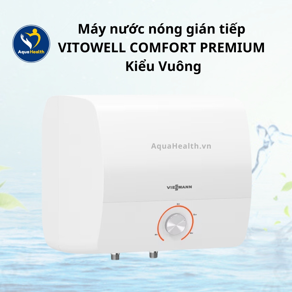 Máy Nước Nóng Gián Tiếp Viessmann Vitowell Comfort Premium Kiểu Vuông (15 lít hoặc 30 lít)