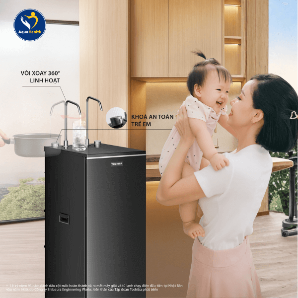 Máy Lọc Nước Nóng Lạnh Toshiba TWP-WA3SVN(K)