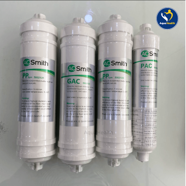 Bộ 5 Lõi Lọc Nước A.O Smith (M1/AR75-A-S-2/1E/G1/G2/Daisy/Daisy Plus)