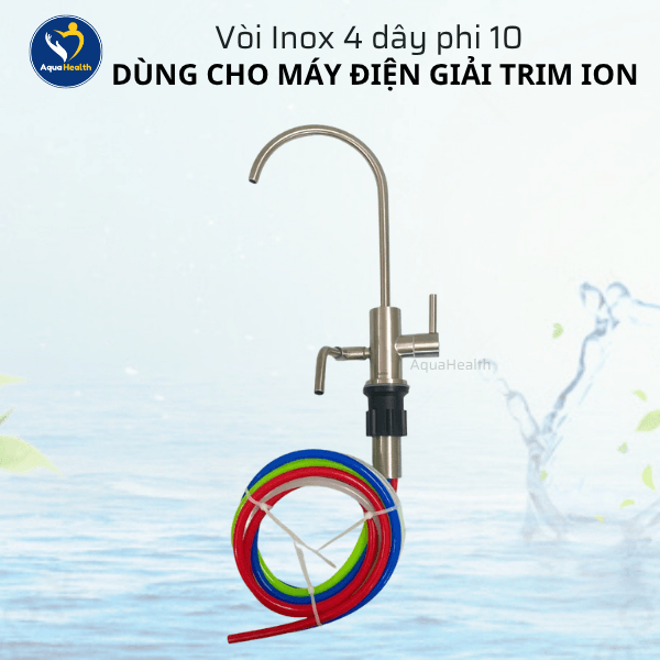 Vòi 4 dây dùng cho máy điện giải ion kiềm Trim Ion