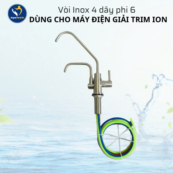 Vòi 4 dây dùng cho máy điện giải ion kiềm Trim Ion