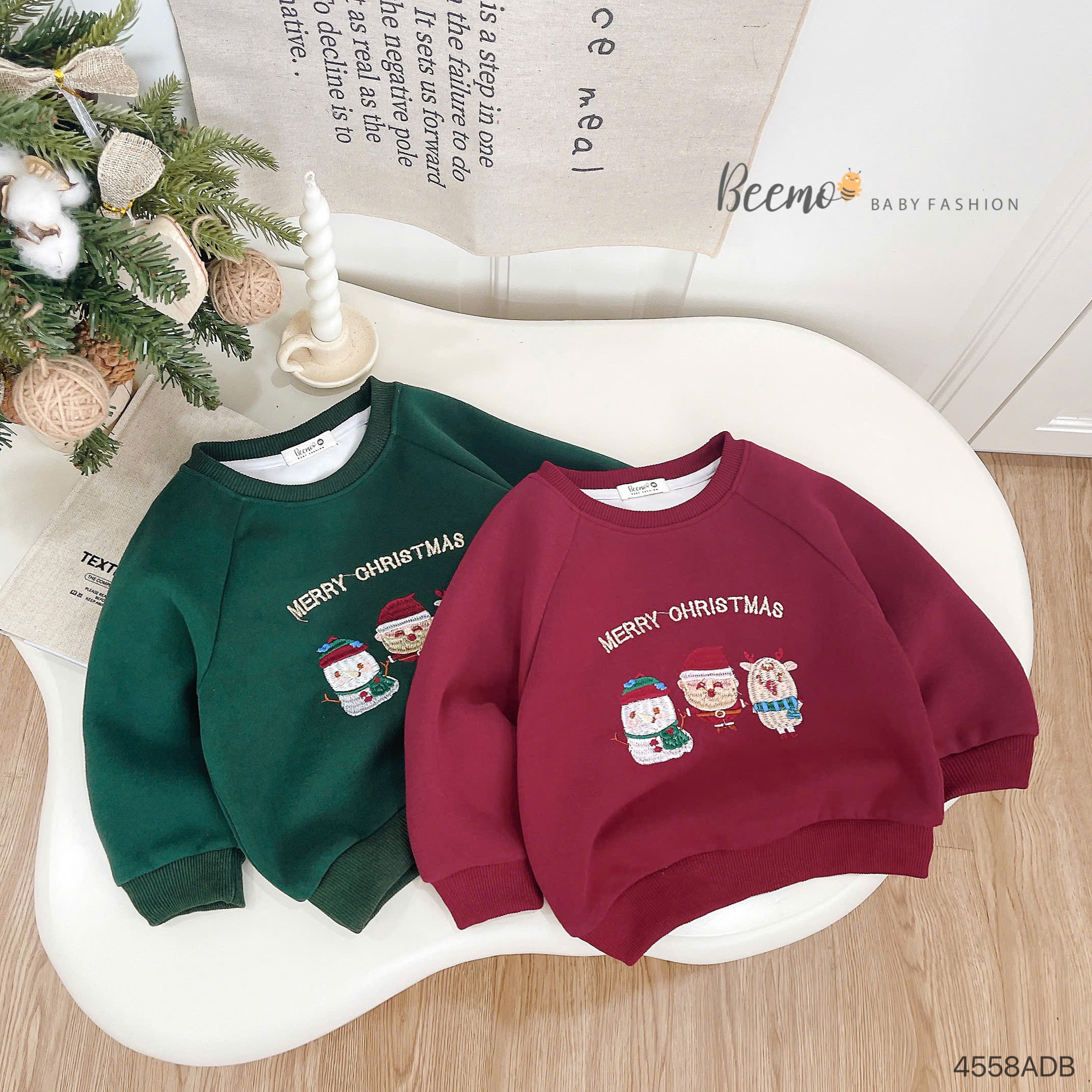 Beemon_ÁO SWEATER GIÁNG SINH CHO BÉ TRAI BÉ GÁI
