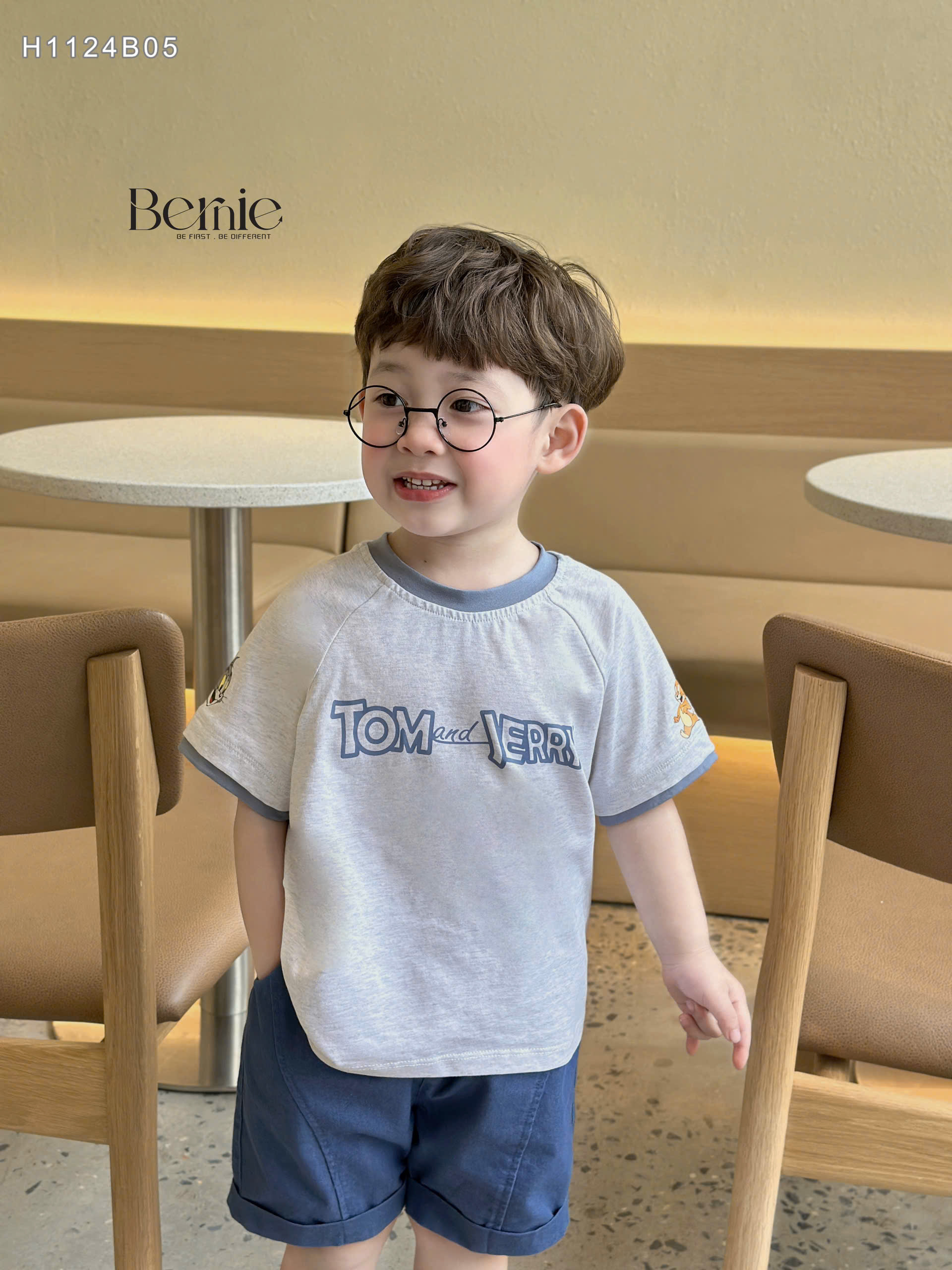 BERNIE_SET CỘC QUẦN BÒ TOM & JERRY – CHẤT ĐẸP, FORM CHUẨN