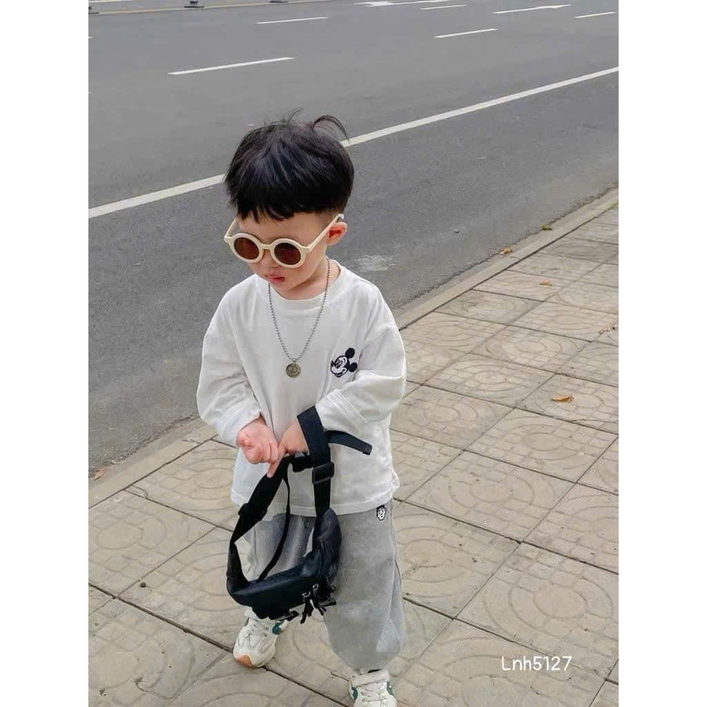 SET 3 ÁO THUN MỀM DÀI TAY CHO BÉ TRAI GÁI HIT HOT