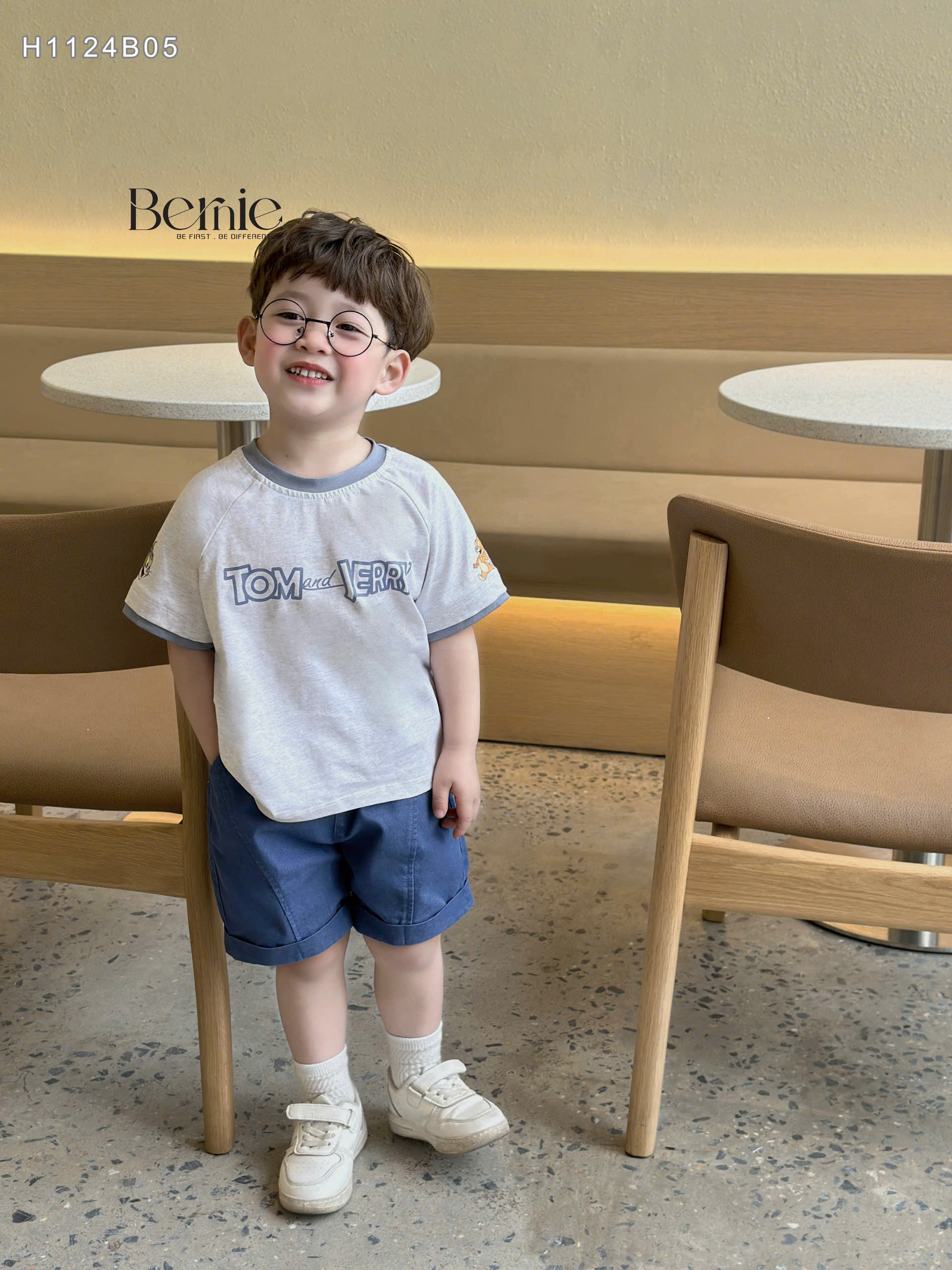 BERNIE_SET CỘC QUẦN BÒ TOM & JERRY – CHẤT ĐẸP, FORM CHUẨN