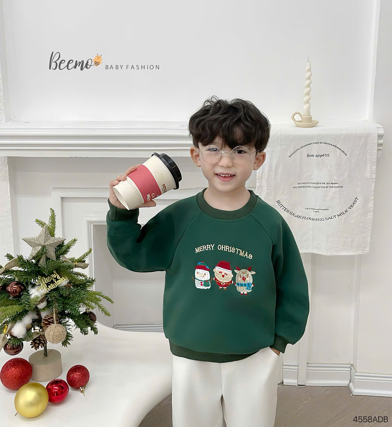 Beemon_ÁO SWEATER GIÁNG SINH CHO BÉ TRAI BÉ GÁI