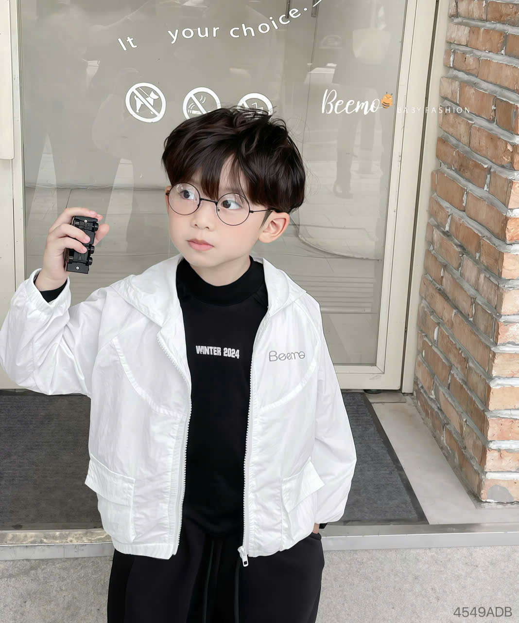 BEEMO_ÁO KHOÁC GIÓ PHỐI TÚI HỘP CHUẨN CHO BÉ TRAI