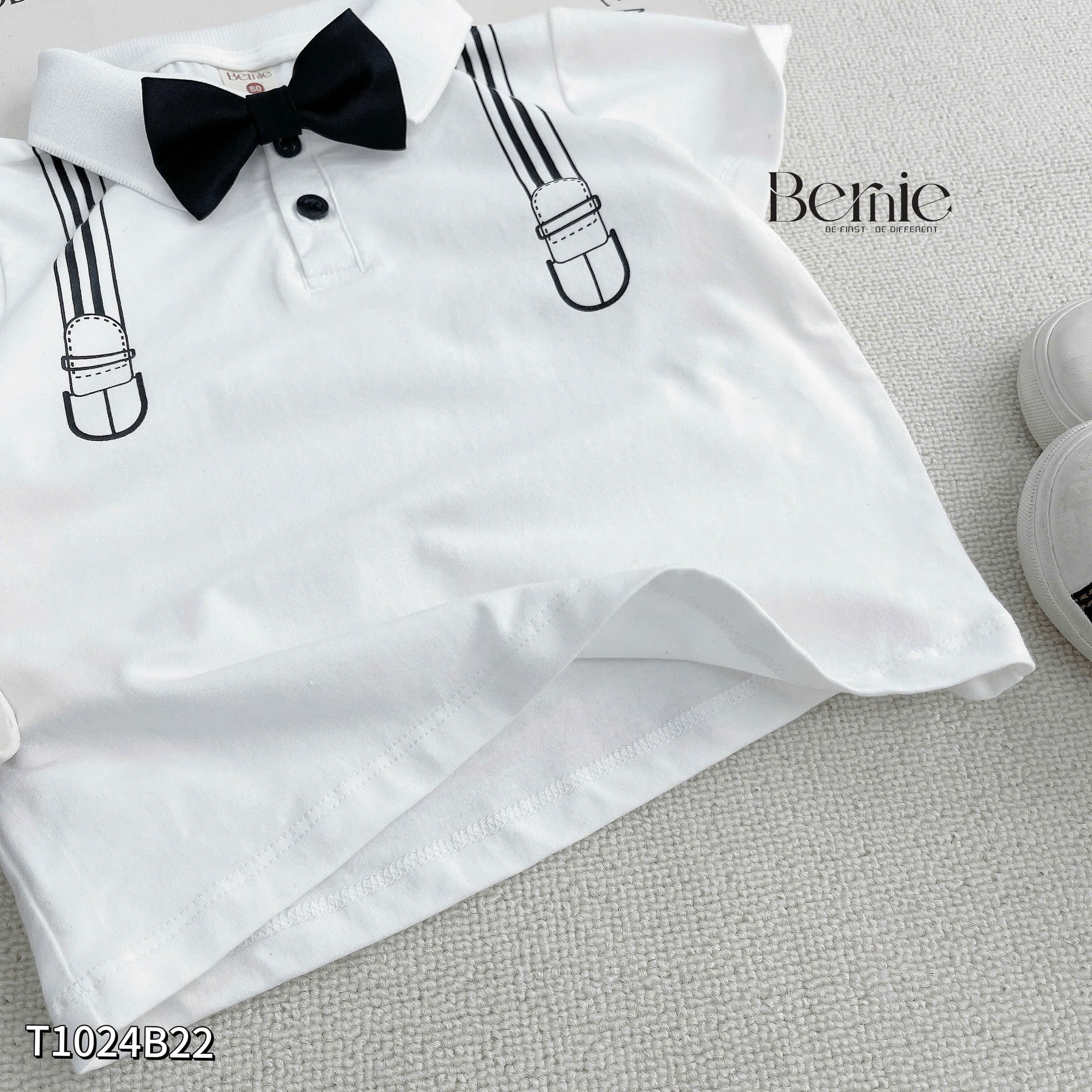 BERNIE – SET CÔNG TỬ ÁO POLO QUẦN DA CÁ CHO BÉ TRAI