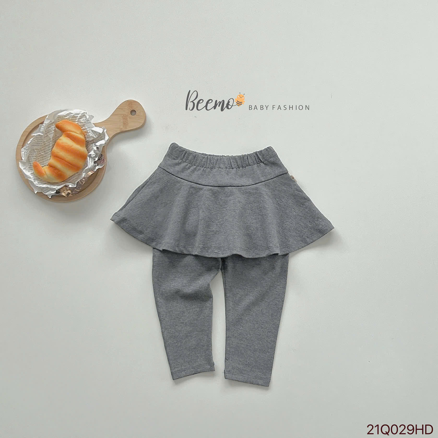 BEEMO_QUẦN VÁY LEGGING BÉ GÁI COTTON CO GIÃN PHONG CÁCH