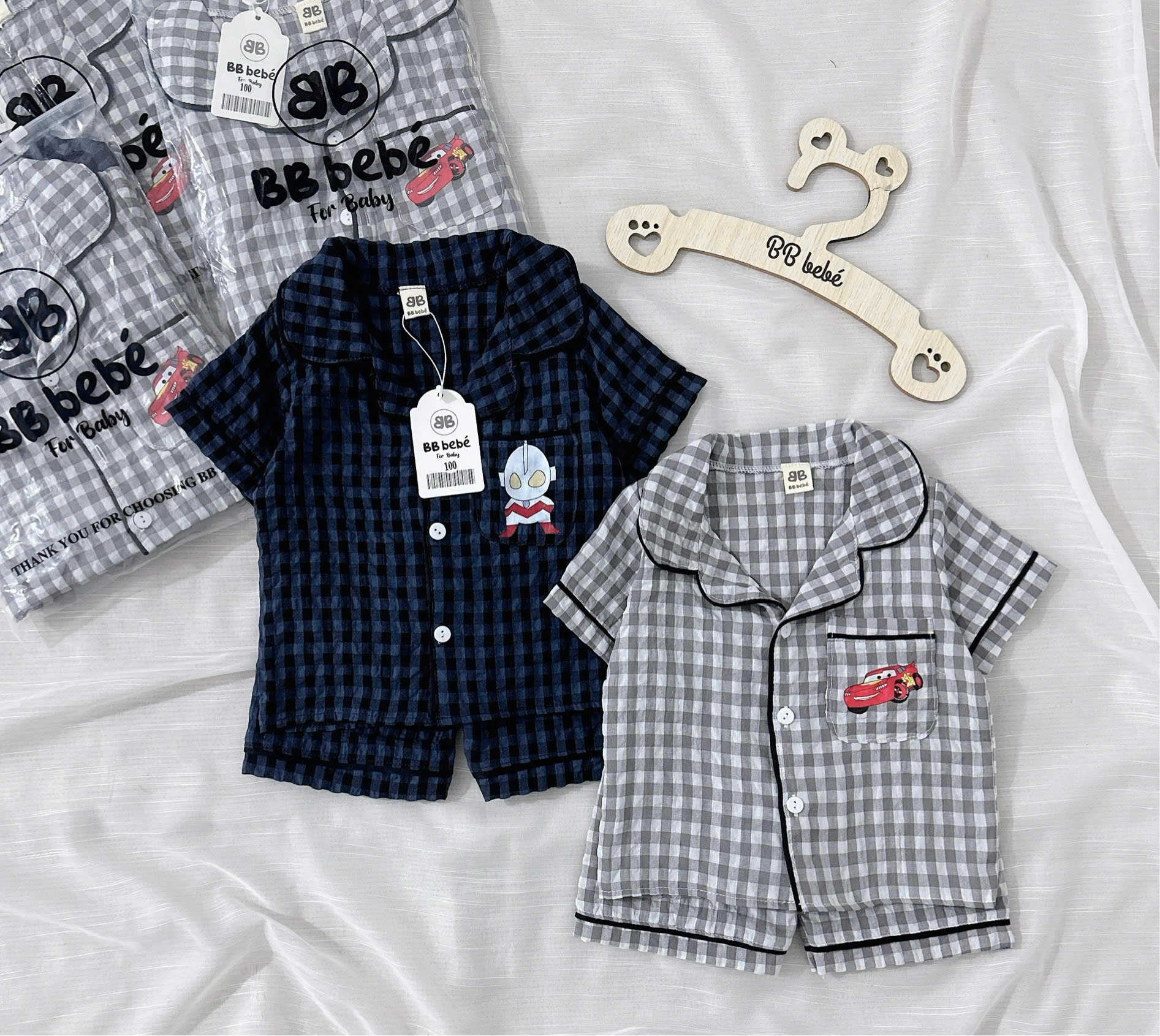 SET 2 BỘ CHO BÉ TRAI – CHẤT VẢI MỀM MÁT, HỌA TIẾT SIÊU XINH