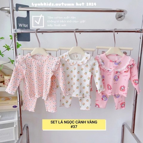 Lynhkids_COMBO 3 BỘ PHỐI REN ĐIỆU ĐÀ CHO BÉ GÁI