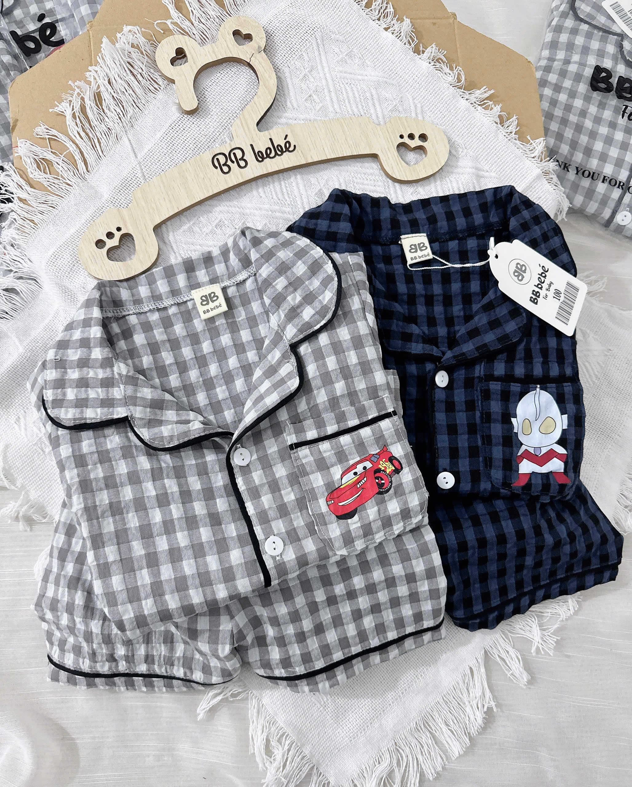 SET 2 BỘ CHO BÉ TRAI – CHẤT VẢI MỀM MÁT, HỌA TIẾT SIÊU XINH