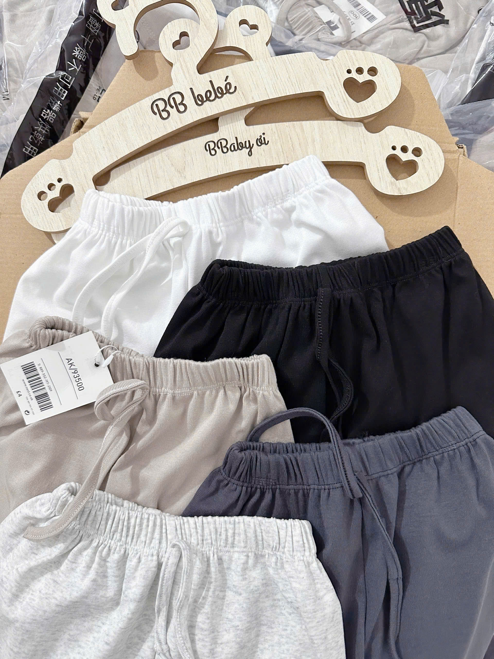 COMBO 5 QUẦN ZIP TONE GHI XÁM MỚI CHO BÉ TRAI