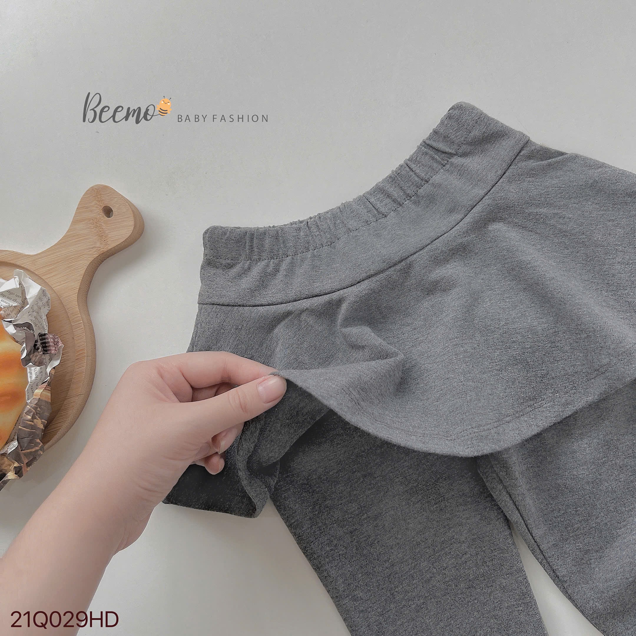 BEEMO_QUẦN VÁY LEGGING BÉ GÁI COTTON CO GIÃN PHONG CÁCH