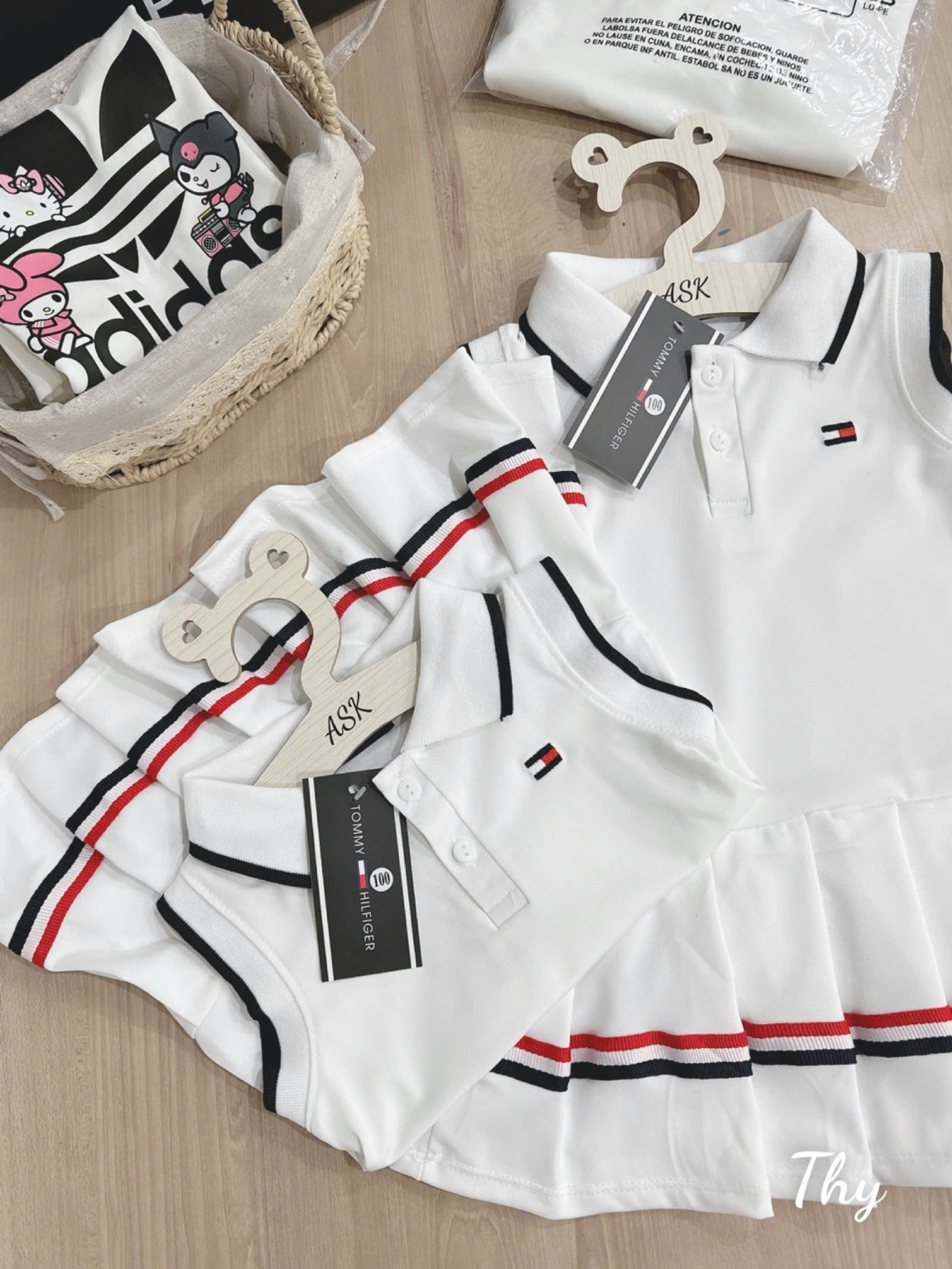VÁY POLO BÉ GÁI TOMMY – CHUẨN SIÊU CẤP, CHẤT ĐẸP MỀM MỊN