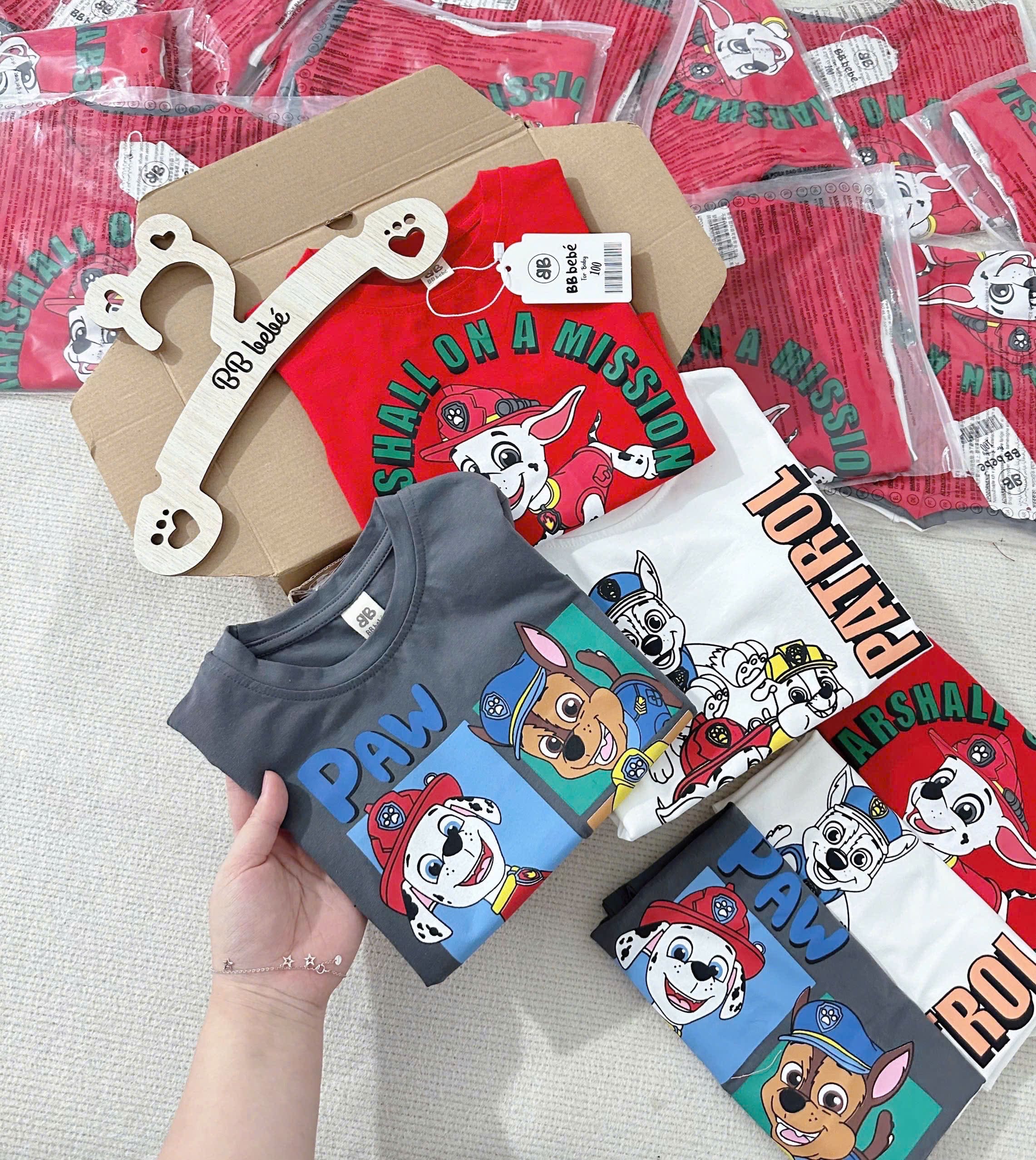SET 3 ÁO CHÓ CỨU HỘ CHO BÉ TRAI