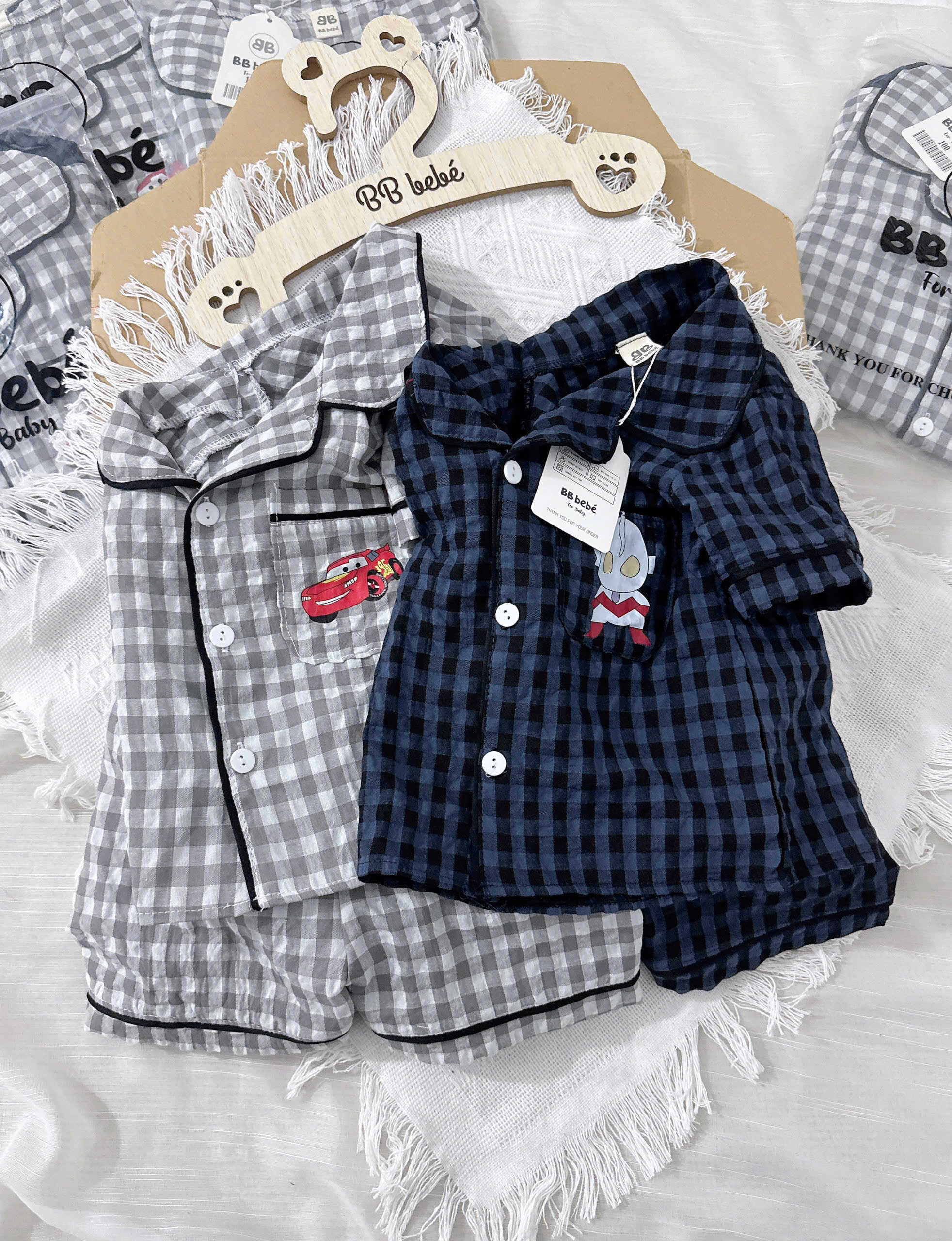 SET 2 BỘ CHO BÉ TRAI – CHẤT VẢI MỀM MÁT, HỌA TIẾT SIÊU XINH