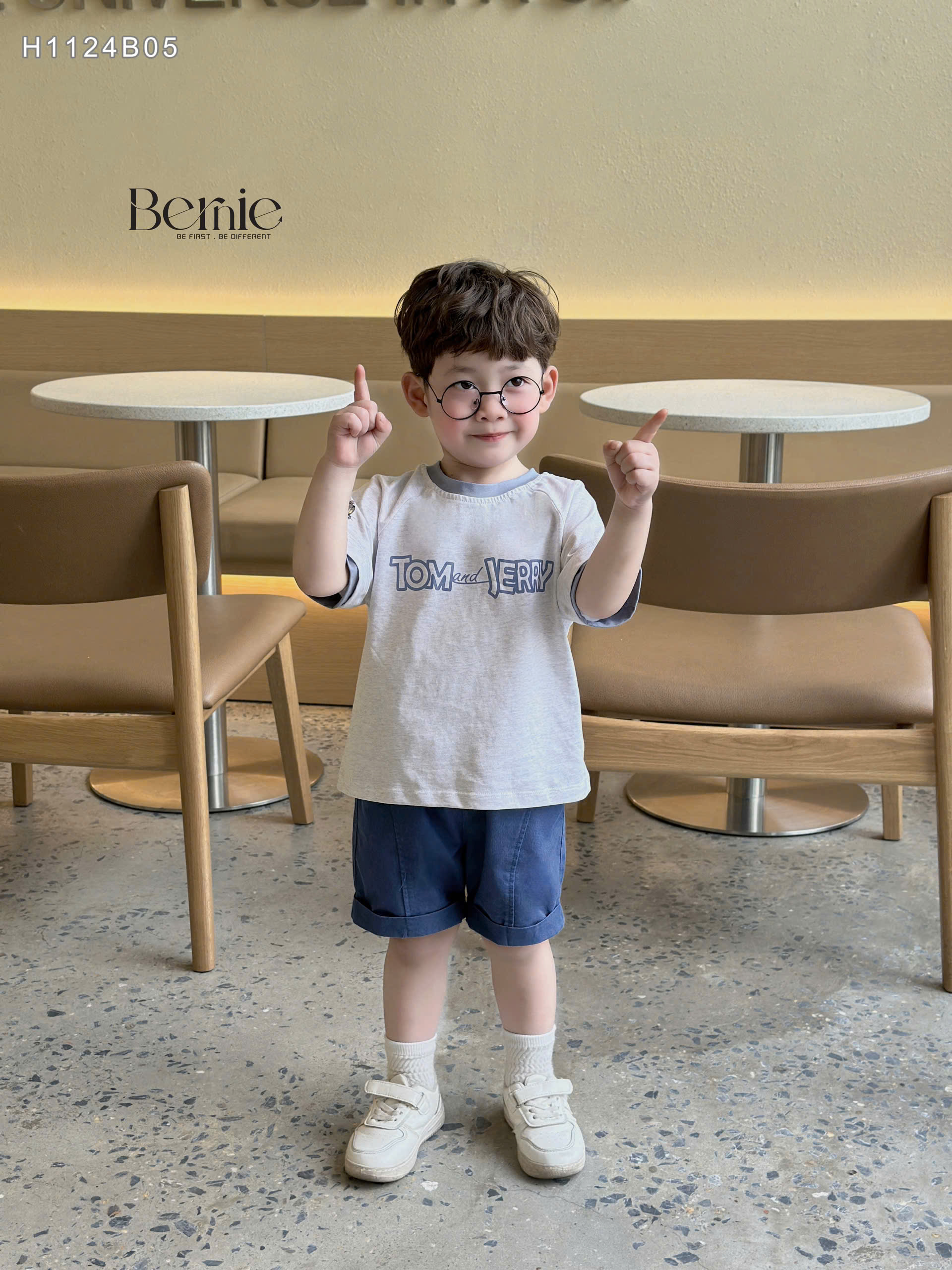 BERNIE_SET CỘC QUẦN BÒ TOM & JERRY – CHẤT ĐẸP, FORM CHUẨN