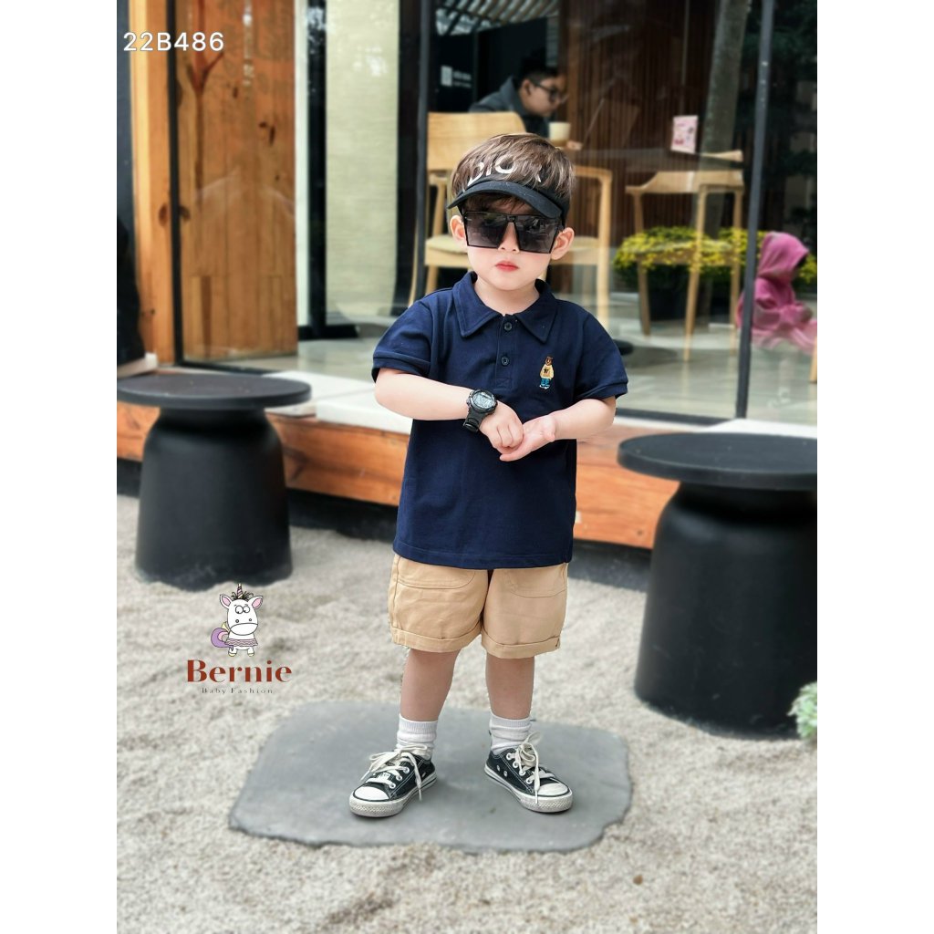 BERNIE_SET ÁO POLO QUẦN KAKI CHO BÉ TRAI