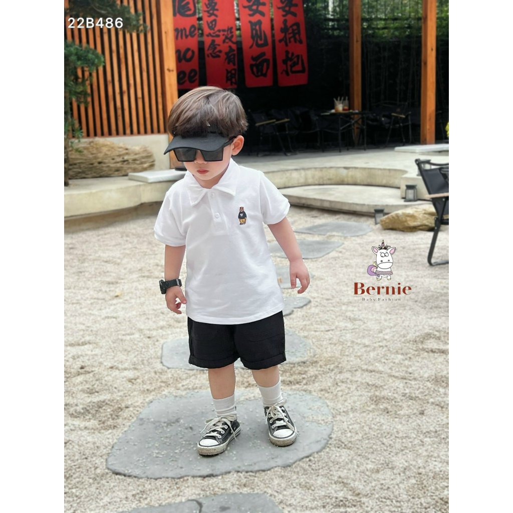 BERNIE_SET ÁO POLO QUẦN KAKI CHO BÉ TRAI
