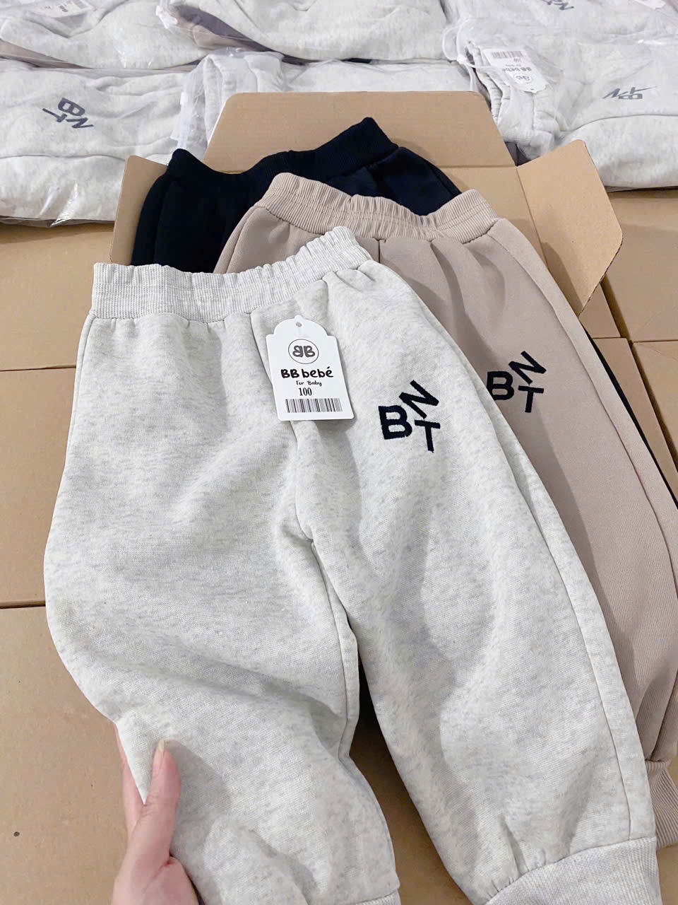 SET 3 QUẦN NỈ BÔNG SIÊU DÀY CHO BÉ TRAI