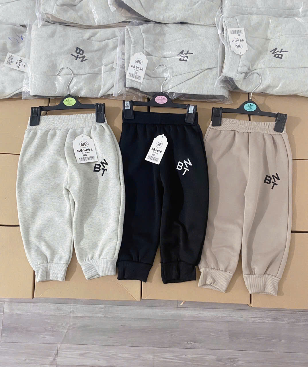 SET 3 QUẦN NỈ BÔNG SIÊU DÀY CHO BÉ TRAI