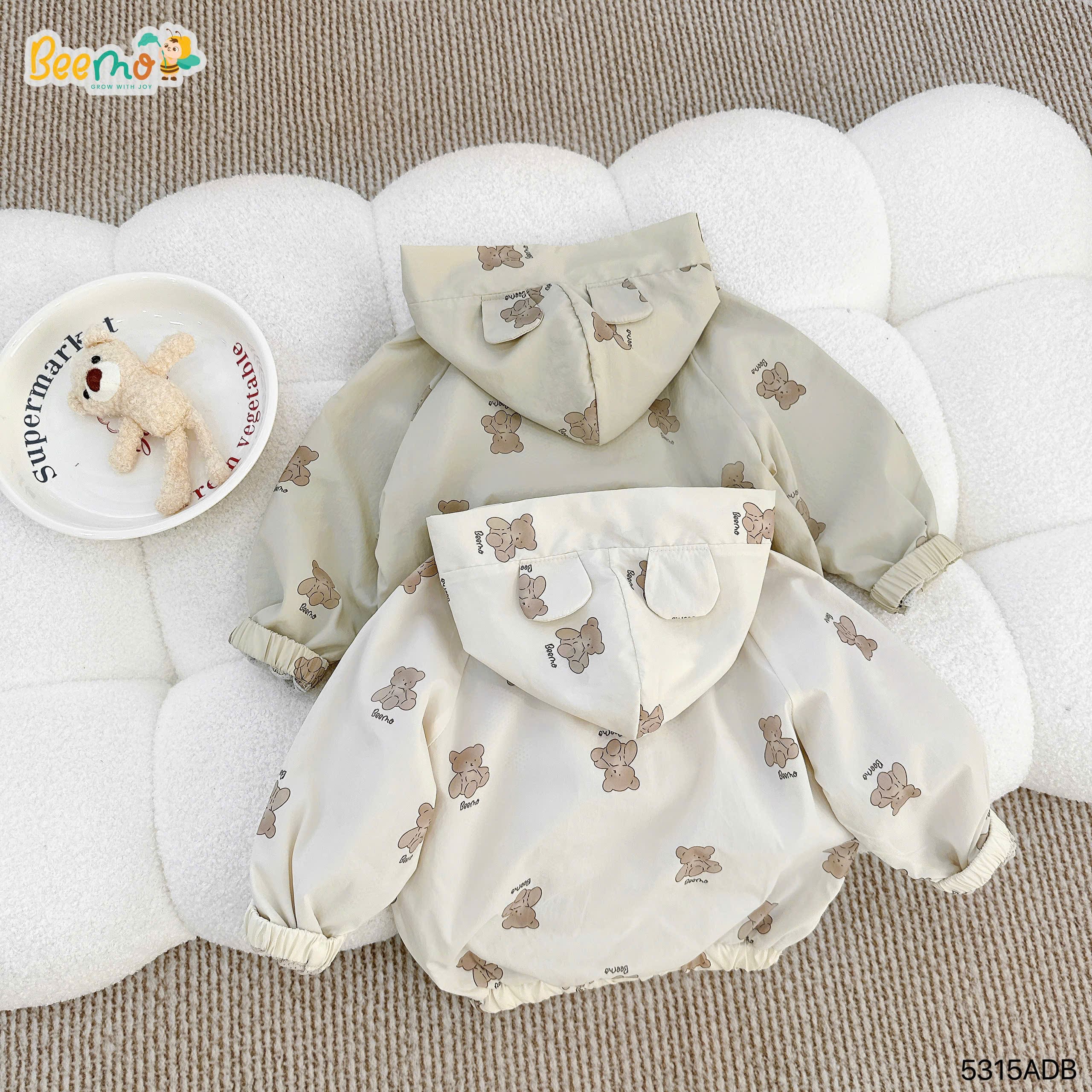ÁO GIÓ IN TRÀN GẤU DỄ THƯƠNG – MẪU MỚI NHẤT NHÀ BEEMO