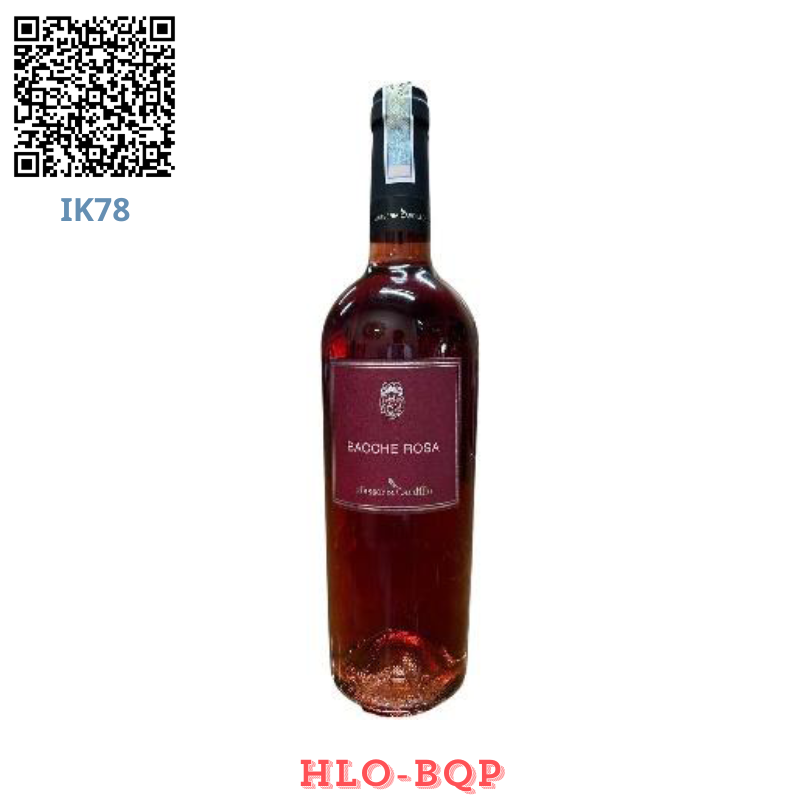RƯỢU VANG Ý NHẬP KHẨU: BACCHE ROSA BASILICATA