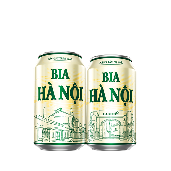 Bia Hà Nội nhãn xanh