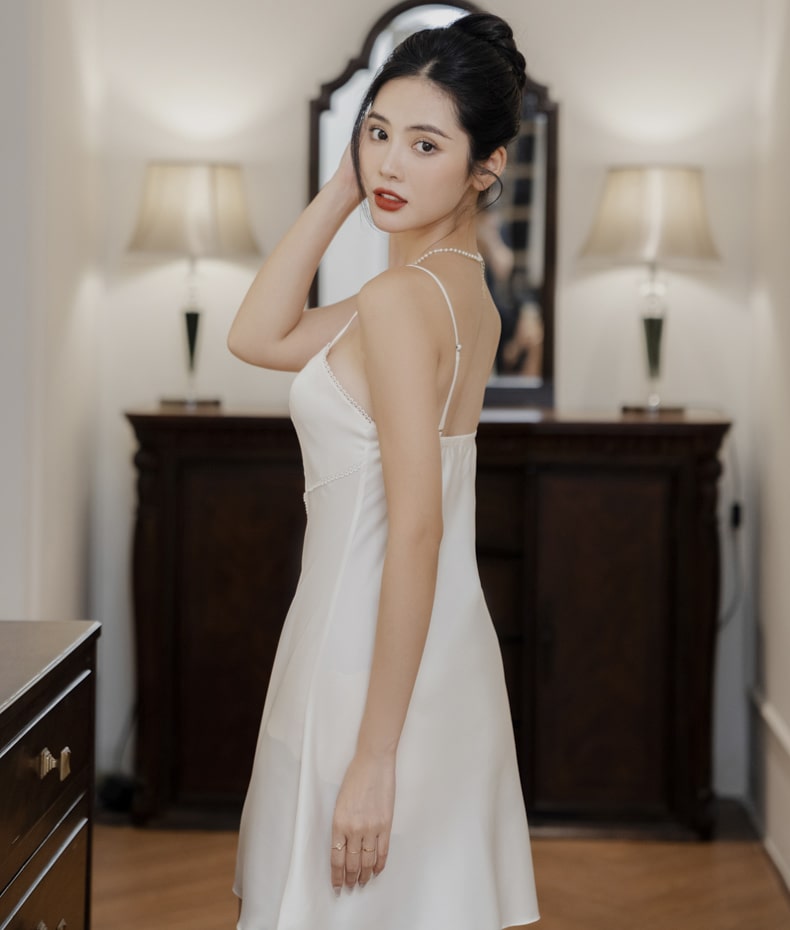Váy ngủ lụa DS02013054
