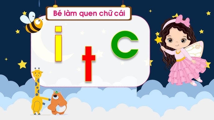 Làm quen chữ cái i,t,c