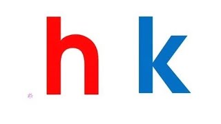 Làm quen chữ cái h,k