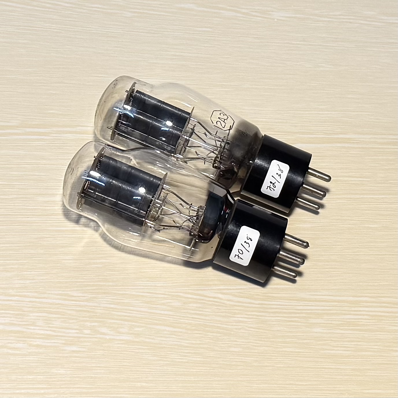 Bóng Đèn 2A3. Tube RCA 2A3 Tấm Đen  DD Getter
