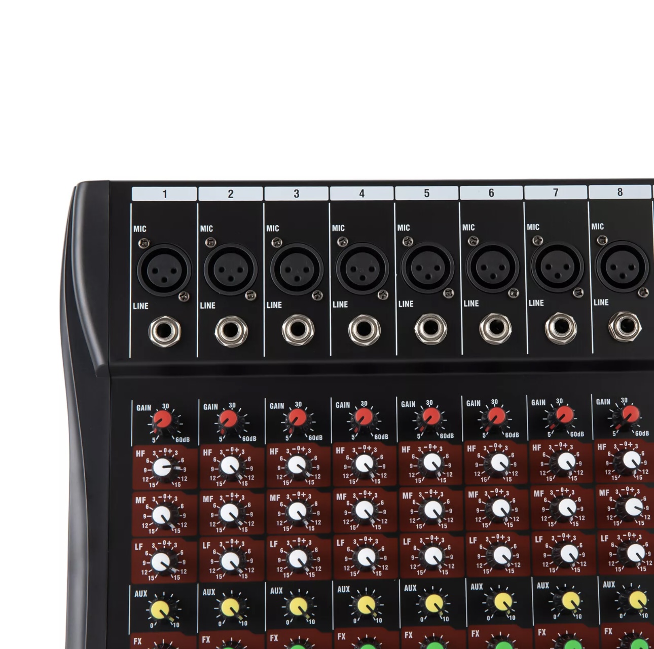 Mixer Pro 8 Channel Bluetooth Studio Audio Hàng Xuất USA
