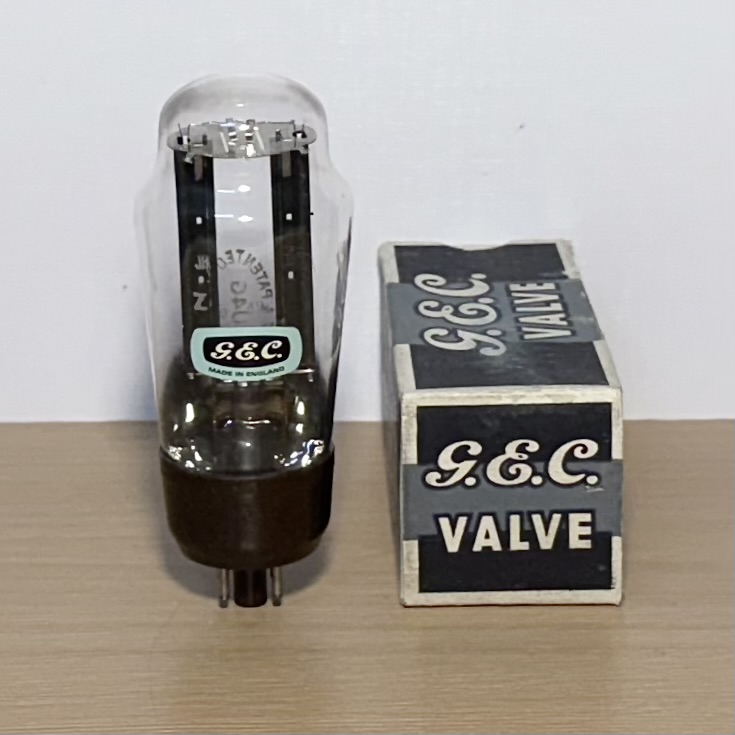 Bóng Đèn 5U4G U52. Tube GEC 5U4G U52 CV575 Black Plate Brown Base D’’Getter Test Strong