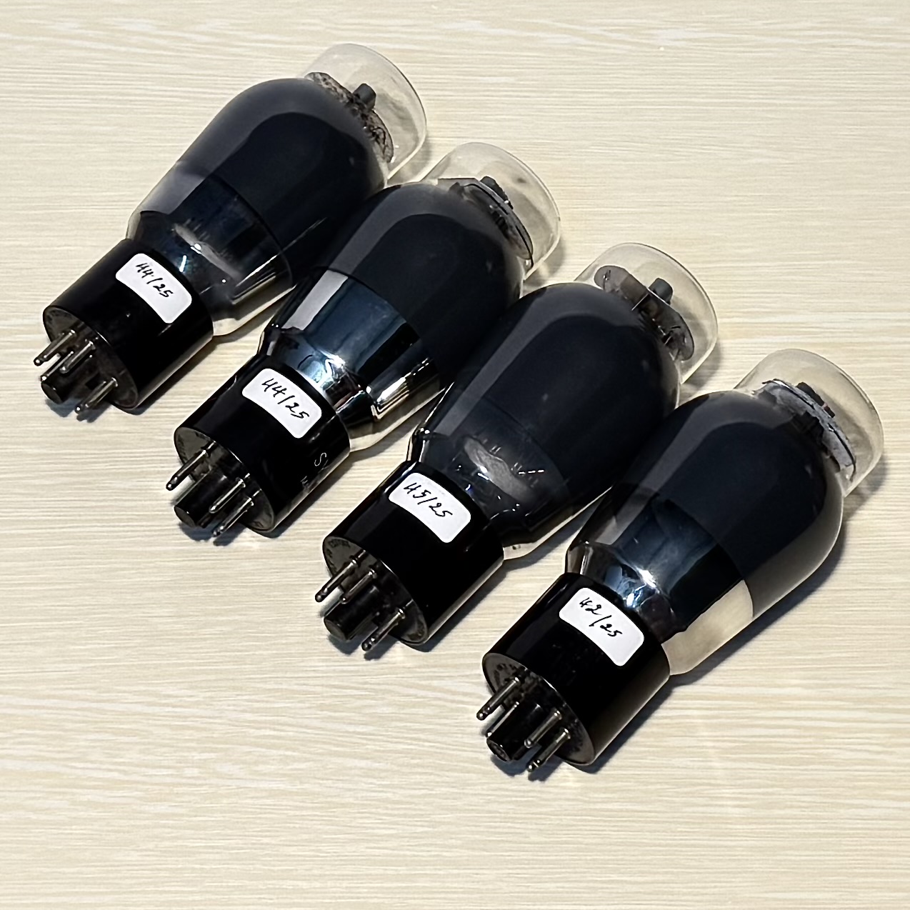 4 Bóng Đèn Sylvania 6L6G. Lot of 4 Sylvania 6L6G Vacuum Tubes