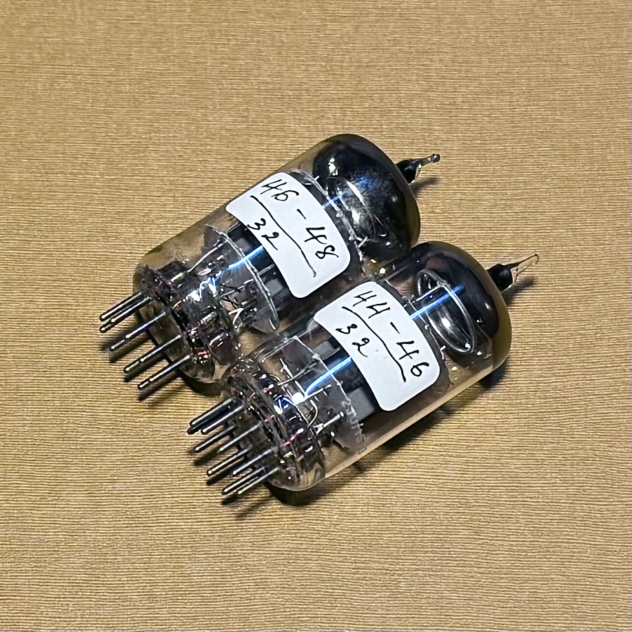 2pcs CV492 KB/AD 12AX7 ECC83 Half Box Plate Valve Tube Tested
