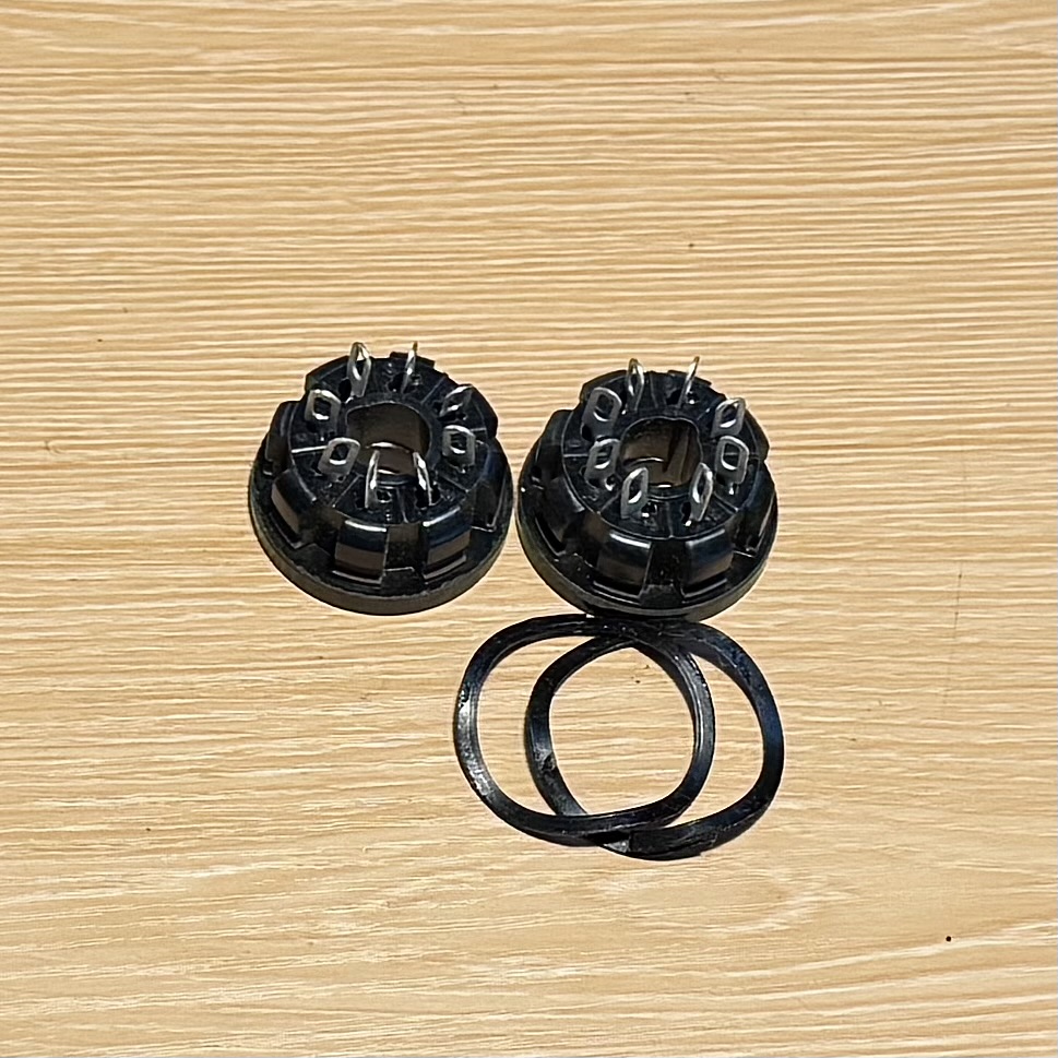 Đế Đèn 6SN7 6V6 6L6 6550 KT88. Tube Socket 8pin 7591 New Made in USA