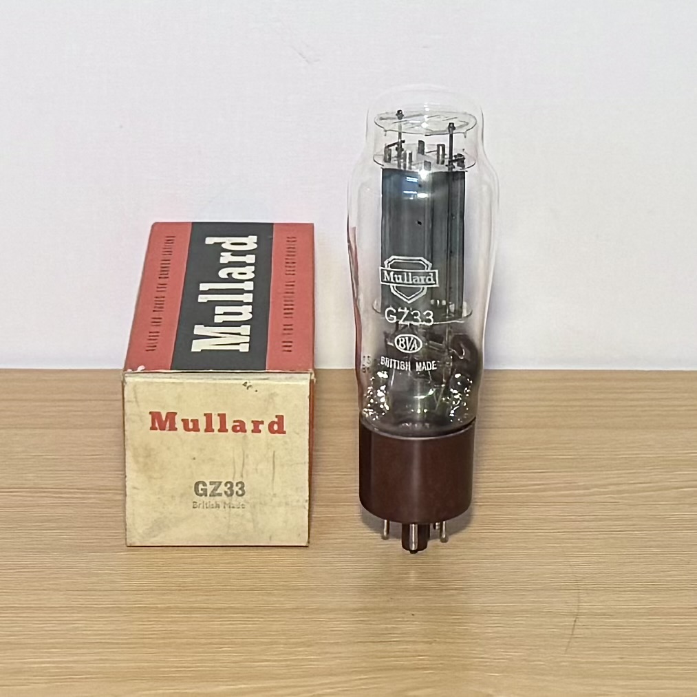 Bóng Đèn GZ33. Mullard GZ37 / 5U4G D getter Mới Chưa Sử Dụng