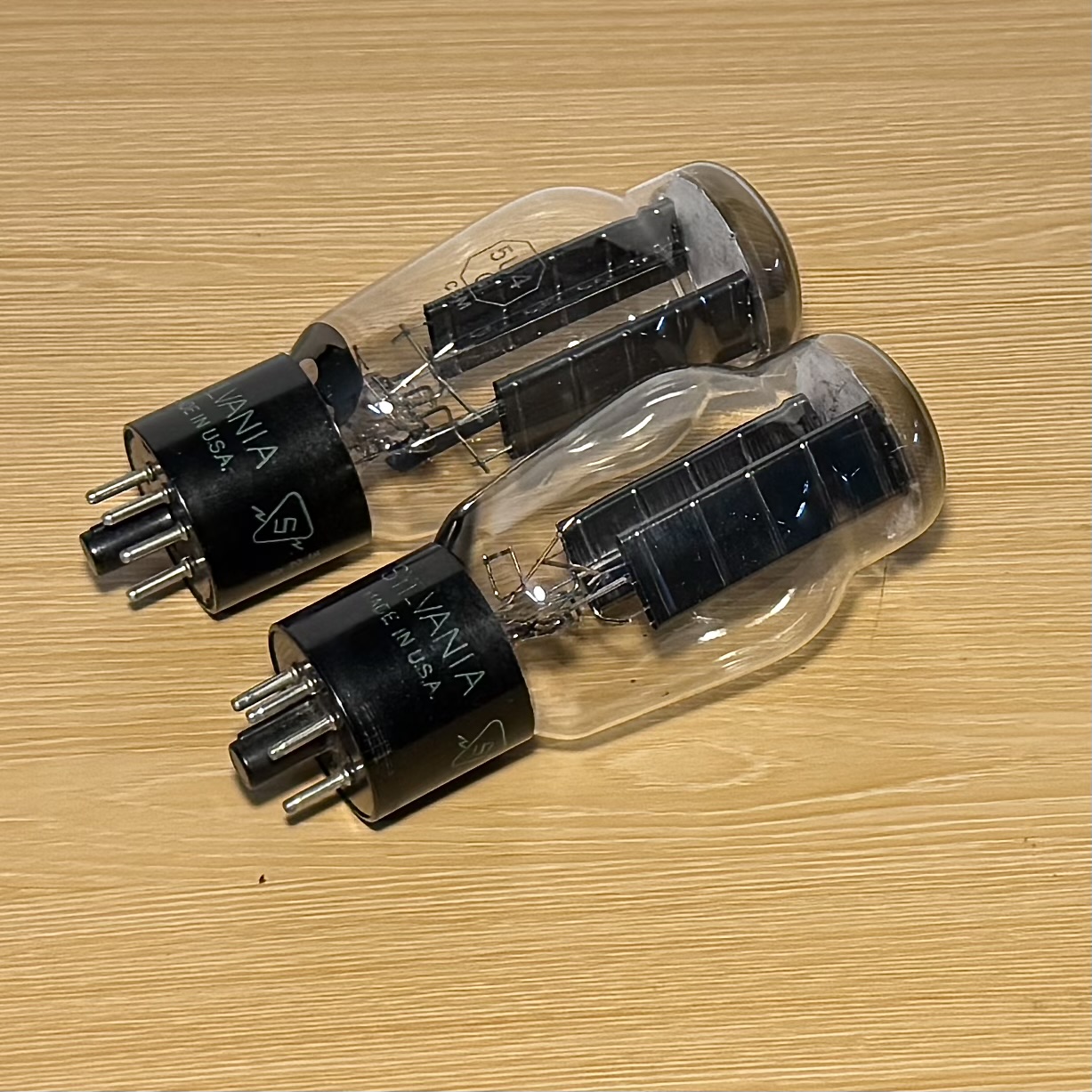 Bóng Đèn 5U4G. Sylvania 5U4G GE 5U4G Power Rectifier Tube Test strong #14